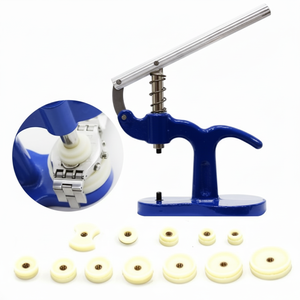 Máquina de prensa de compresor de mano para reparación de tapa de reloj de pulsera herramienta esencial para reemplazo de tapa de reloj - Product Image 1