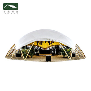 เต็นท์แคมป์ปิ้งกลางแจ้ง Junxin เต็นท์จัดแสดงนิทรรศการโพลีเอสเตอร์ขนาดใหญ่แบบกำหนดเอง สำหรับรีสอร์ท บีแอนด์บี โรงแรม การท่องเที่ยวเชิงวัฒนธรรม - Product Image 1