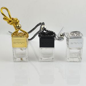 Botella de Vidrio Cuadrada de 6 ml con Tapa, <span class=keywords><strong>Perfume</strong></span> para Automóvil, <span class=keywords><strong>Ambientador</strong></span>, Botella Difusora Colgante para Automóvil Vacía, Etiqueta Personalizada, Color, Caja de Empaque - Product Image 4