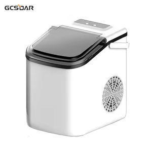GCSOAR hogar/uso comercial manija de operación de un botón encimera portátil compacta máquina de hielo solar para el hogar de congelación rápida - Product Image 3