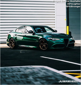 Ruedas JUWA de Aluminio Forjado con Diseño de 5 Radios en Forma de Pétalo, Ligeras y Optimizadas para Mayor Resistencia, en Color Bronce, Tamaños 20, 21, 22, 23 y <span class=keywords><strong>24</strong></span> para Alfa Romeo - Product Image 5