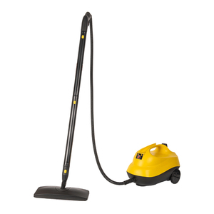 <span class=keywords><strong>Nettoyeur</strong></span> <span class=keywords><strong>Vapeur</strong></span> Haute Pression Portable Jaune sur Roues avec Brosse <span class=keywords><strong>et</strong></span> Double Chiffon pour Sols – Éliminateur de Taches Profondes pour la Maison - Product Image 3