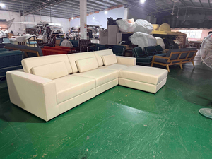 Sofá Seccional Modular de Lujo Moderno RH, Sofá de Tela para Sala de Estar, Sofás de Tela de Algodón para Muebles del Hogar - Product Image 4