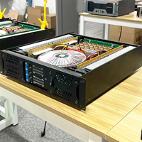 1000W Sınıf H 2U 4 Kanallı Güç Amplifikatörü Konferans Salonları, Düğünler, Sahneler ve KTV'ler için Uygundur
