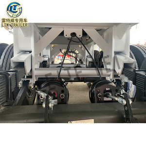 40 tấn 60T 2/3 trục 20ft 40feet 53ft <span class=keywords><strong>container</strong></span> tàu sân bay khung gầm được sử dụng giường phẳng cổ ngỗng Bộ Xương xe tải phẳng Trailer bán - Product Image 6