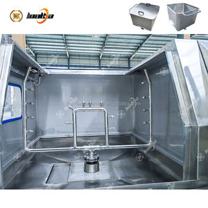 Chariot <span class=keywords><strong>de</strong></span> lavage pour bacs d'ingrédients industriels avec élévateur hydraulique, personnalisable pour différentes tailles <span class=keywords><strong>de</strong></span> chariots - Product Image 6