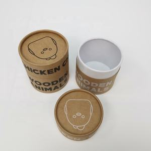 Tube en papier alimentaire personnalisé, design recyclable, cylindre en carton kraft, emballage pour poudre, conteneur en papier pour poudre de café - Product Image 2