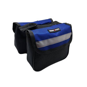 Bolsa de Cuadro Delantero para Bicicleta de Montaña, Moderna, Azul, Gran Capacidad, Impermeable, con Bolsillo para Celular - Product Image 1