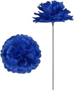 Künstliche Seide Nelken blume Blau Verwendet für Hochzeits dekoration DIY handgemachte Blumen Nelken blume