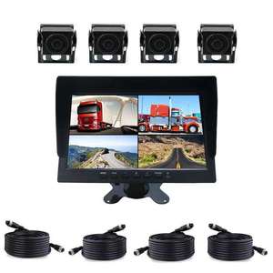 Cámara de marcha atrás de visión nocturna AHD 1080P, sistema de Monitor LCD de visión trasera de conducción de alta velocidad de 7 pulgadas para camión de remolque, noche IR - Product Image 3