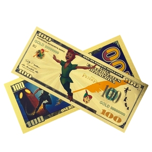 Billet de banque <span class=keywords><strong>Peter</strong></span> <span class=keywords><strong>Pan</strong></span> 2026 en or plaqué 24 carats pour cadeaux - Product Image 2
