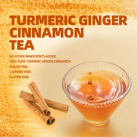 OEM ODM Prêt à expédier – Mélange naturel de thé au curcuma, gingembre et cannelle – Favorise le confort digestif
