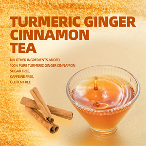 ชาขมิ้นขิงอบเชยสูตรธรรมชาติ OEM ODM พร้อมส่ง ช่วยเสริมสร้างความสบายในการย่อยอาหาร - Product Image 6