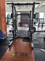 Equipo de Gimnasio SK Fitness, Power Rack para Levantamiento de Pesas, Entrenamiento de Fuerza, Jaula para Gimnasio en Casa, Power Rack con Plataforma