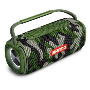Altavoz Bluetooth Portátil de Camuflaje Premium, Sonido Estéreo de Alta Fidelidad, Resistente al Agua IPX6, <span class=keywords><strong>Boombox</strong></span> para Exteriores con Luz RGB - Product Image 4