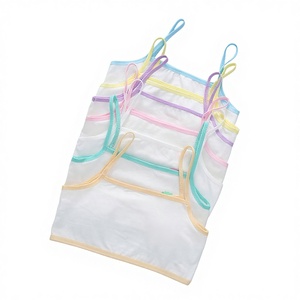 Camiseta Interior de Algodón Puro con Estampado para Moldear el Cuerpo, para Niñas en <span class=keywords><strong>la</strong></span> <span class=keywords><strong>Pubertad</strong></span> de 9 a 12 Años, Ropa Interior para Niñas de Primaria, Sujetador Deportivo Talla 13 - Product Image 1