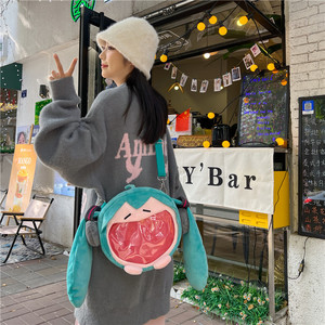 Nueva Mochila Transparente con Diseño <span class=keywords><strong>de</strong></span> Hatsune Miku, Linda Mochila Cruzada para Niñas, Venta al Por Mayor del Fabricante - Product Image 3