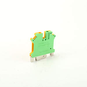 Guan Yang UsLkg-5 Dual-color Voltage Yellow-green Grounding <b>Terminal</b> Block 1 Pole Screw Connection Industrial Use - Product Image 3