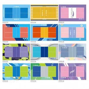 عينات مجانية من أرضيات ملاعب البيكلبول الأكريليكية بالجملة من المصنع، أرضية ملعب محمولة للاستخدام الداخلي والخارجي - Product Image 2