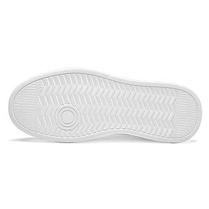 Chaussures de mode pour hommes à semelle invisible de 8 cm, en cuir de vachette pleine fleur, blanches, respirantes, avec semelle intermédiaire en EVA, décontractées - Product Image 4