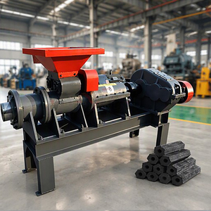 Screw Type Charcoal <b>Powder</b> Extruder Machine Hookah Coal Barbecue Charcoal Briquette Making Machine - Product Image 1