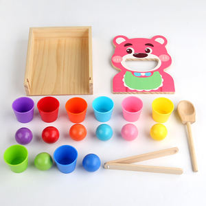 <span class=keywords><strong>Juegos</strong></span> de Alimentación de Madera, Desarrollan Hábitos de Vida en los Niños, Desarrollan Habilidades Motoras Finas, Coordinación Mano-Ojo, Montessori, 2 a 4 Años - Product Image 4