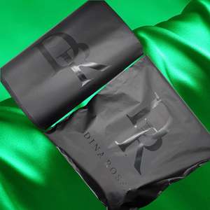 MOQ 100Pcs Black Matte Poly Shipping <b>Bags</b> Waterproof <b>Mailer</b> Express <b>Bags</b> Flyer Mailing <b>Bag</b> for Clothing T-Shirt Hoodies - Product Image 4