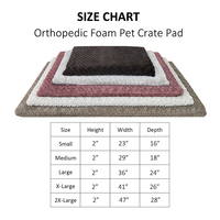 Großhandel Winter Warme PV-Fleece Fächerförmige Selbstwärmende Atmungsaktive Reflektierende Orthopädische Schaum-Hundematte