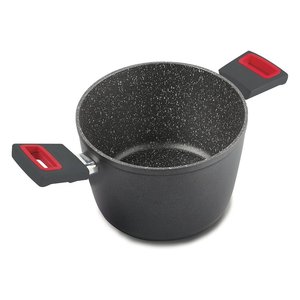 Pentola Alluminio antiaderente (22cm) VIVÀ Grigio e Rosso 2279 - Product Image 1
