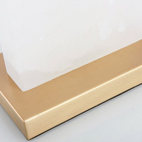 Lampe de bureau en tissu LED de luxe en marbre nordique pour hôtel