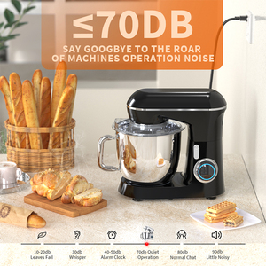 Mélangeur sur socle professionnel 450W 120V appareil ménager pâte gâteau pâtisserie <span class=keywords><strong>Robot</strong></span> avec bol mélangeur Source électrique - Product Image 3