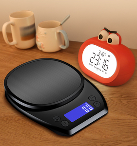 Balance de cuisine murale mécanique numérique avec plage de pesée de 1 kg, 2 kg, 3 kg, 5 kg/0,1 g, 5 kg, 10 kg*1 g - Product Image 4