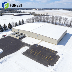 Taller Modular de Estructura de Acero Ligero de Texas con Panel EPS, Edificio Prefabricado para Almacenamiento en Ontario - Product Image 1