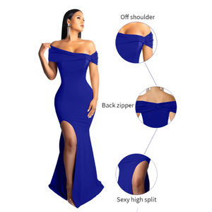 Vestido de noche Sexy con cuello de corazón para mujer, vestido de cena de alta calidad - Product Image 1