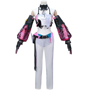 Costume de cosplay Huayi Arknights Endand, ensemble d'accessoires de coiffure Yvonne, pantalon, tenue de style C pour femme, en polyester, pour jeu de rôle End World - Product Image 5
