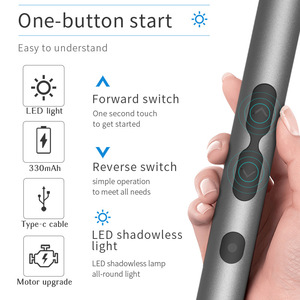 Venta caliente 28 1 Mini juego de destornilladores eléctricos portátiles 350mAh batería de litio destornillador de energía inalámbrico <span class=keywords><strong>luz</strong></span> de trabajo LED para bricolaje - Product Image 3