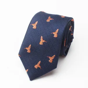 Tie Factory Custom Made Silk Jacquard Woven Necktie Novelty Tie