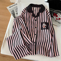 Pyjama en coton nuage pour femme 2026, ensemble neuf à manches longues pour le printemps et l'automne, vêtements d'intérieur pouvant être portés à l'extérieur