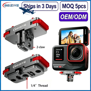 Adattatore Magnetico a Sgancio Rapido in Lega per Insta360 Ace <span class=keywords><strong>Pro</strong></span> 2 X5 <span class=keywords><strong>X4</strong></span> X3, Supporto con Interfaccia Filettata 1/4 - Product Image 1