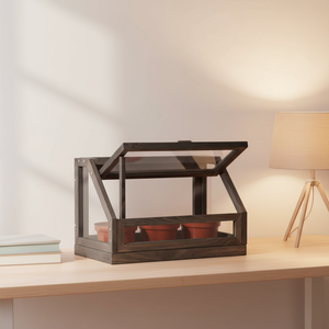 <span class=keywords><strong>Serre</strong></span> à fleurs <span class=keywords><strong>en</strong></span> <span class=keywords><strong>bois</strong></span> moderne, <span class=keywords><strong>mini</strong></span>, écologique, facile à assembler, pour la plantation <span class=keywords><strong>en</strong></span> intérieur <span class=keywords><strong>et</strong></span> <span class=keywords><strong>en</strong></span> extérieur, pour les amateurs de jardinage moderne - Product Image 5