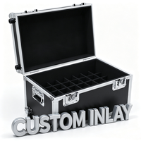 Valise de transport robuste en aluminium sur roulettes, grande capacité, taille personnalisée, nouvelle arrivée, avec mousse personnalisée pour rangement d'outils, OEM