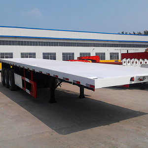 2025 năm giá bán buôn phẳng <span class=keywords><strong>40</strong></span> ft xe tải tàu sân bay song song 3 trục <span class=keywords><strong>container</strong></span> Chassis phẳng semitrailer cho cổng bán Trailer phẳng cho doanh số bán hàng - Product Image 3