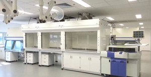 <span class=keywords><strong>Hotte</strong></span> à fumées en acier résistant aux produits chimiques personnalisée pour les laboratoires scolaires, utilisée dans les bases de données biologiques avec des armoires et des ventilateurs d'évacuation - Product Image 5