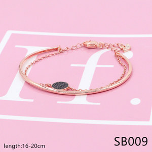 LVE9-V สีทอง โลหะผสมสังกะสี สร้อยคอรูปหัวใจสำหรับผู้หญิง สาวๆ สไตล์เรียบง่าย พังก์ สร้อยคอแบบห่วง เจาะหู เครื่องประดับสไตล์เกาหลี - Product Image 3