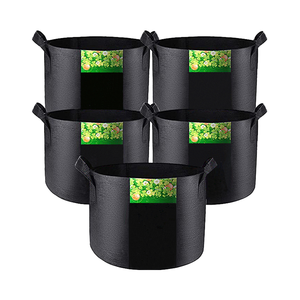 Sacs <span class=keywords><strong>de</strong></span> culture personnalisés en polyester durable, épais et aérés, pour jardinage intelligent, en non-tissé, <span class=keywords><strong>de</strong></span> grande capacité - Product Image 4