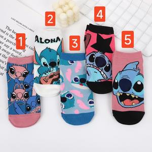 Kaos Kaki Wanita Motif Kartun Anime Laris Manis, Musim Panas, Bernapas, Nyaman, Model No-Show Slip-on - Product Image 6