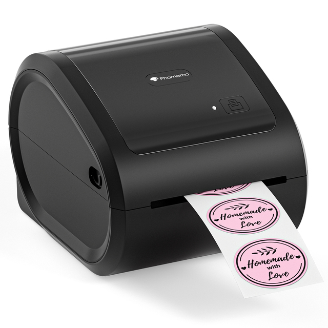 Thermal Label Printer D520 BT Wireless 4x6 High Speed Labels Maker Desktop Shipping Label Barcode Printer