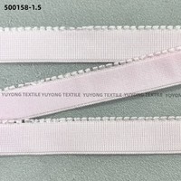 YUYONG 500158-1.5 Sangle élastique en nylon antidérapante à bordure pelucheuse en forme de Grande Muraille, largeur personnalisable, vente chaude