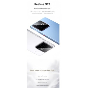 NUOVO Originale <span class=keywords><strong>Realme</strong></span> GT <span class=keywords><strong>7</strong></span> 5G Telefono da Gaming Dimensity 9400+ 6.8" 144Hz AMOLED 7000mAh 100W Ultracharge 50MP LTE CDMA Spagnolo - Product Image 5
