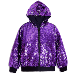 Nuova <span class=keywords><strong>Giacca</strong></span> da <span class=keywords><strong>Uomo</strong></span> alla Moda con <span class=keywords><strong>Paillettes</strong></span> e Cappuccio, Tinta Unita, con Cerniera Luccicante, Abbigliamento Casual per Feste e Balli - Product Image 5